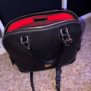Pebble Grain Zip Zip Satchel
